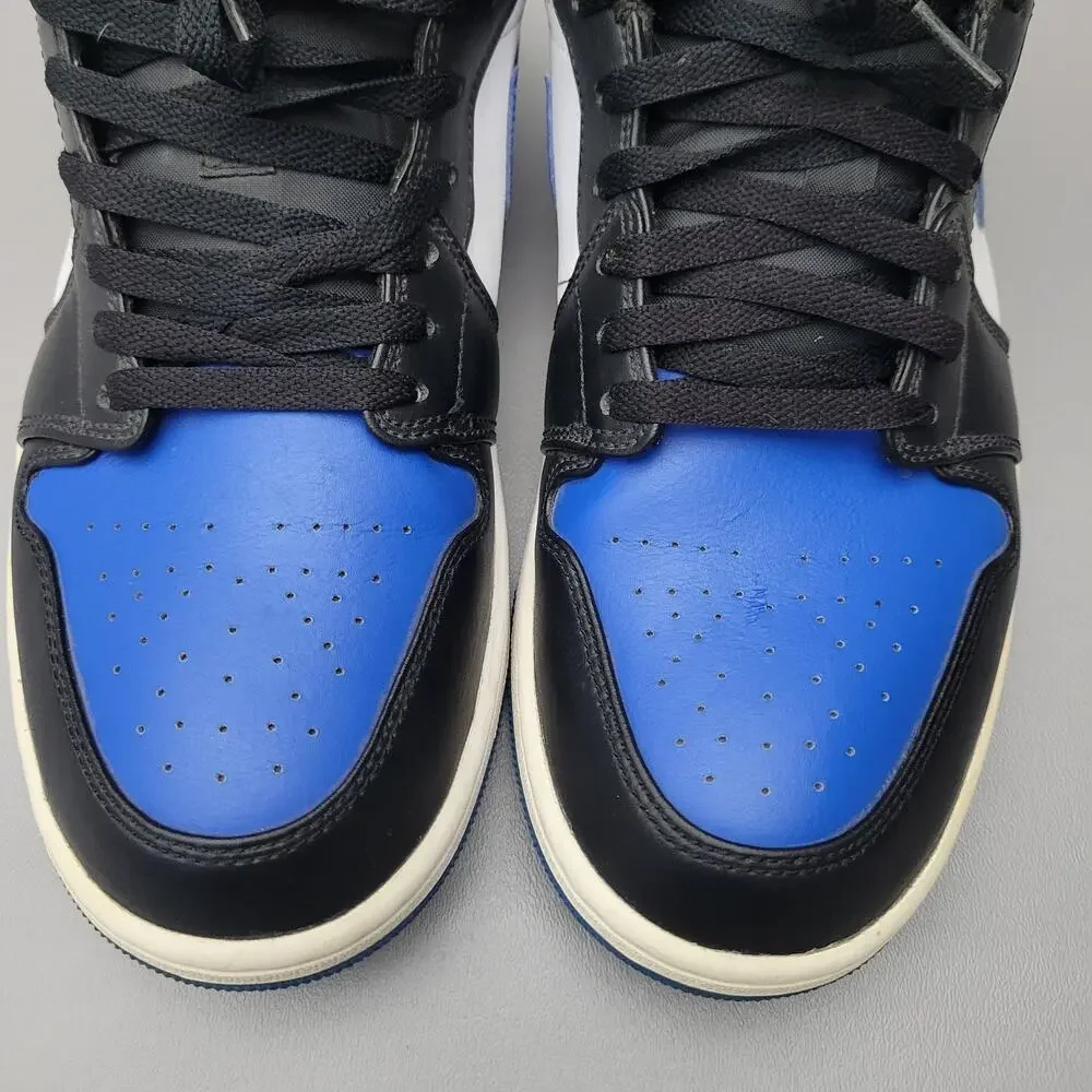 Size 10.5 - Air Jordan 1 Low Alternate Royal Toe Mens Shoes